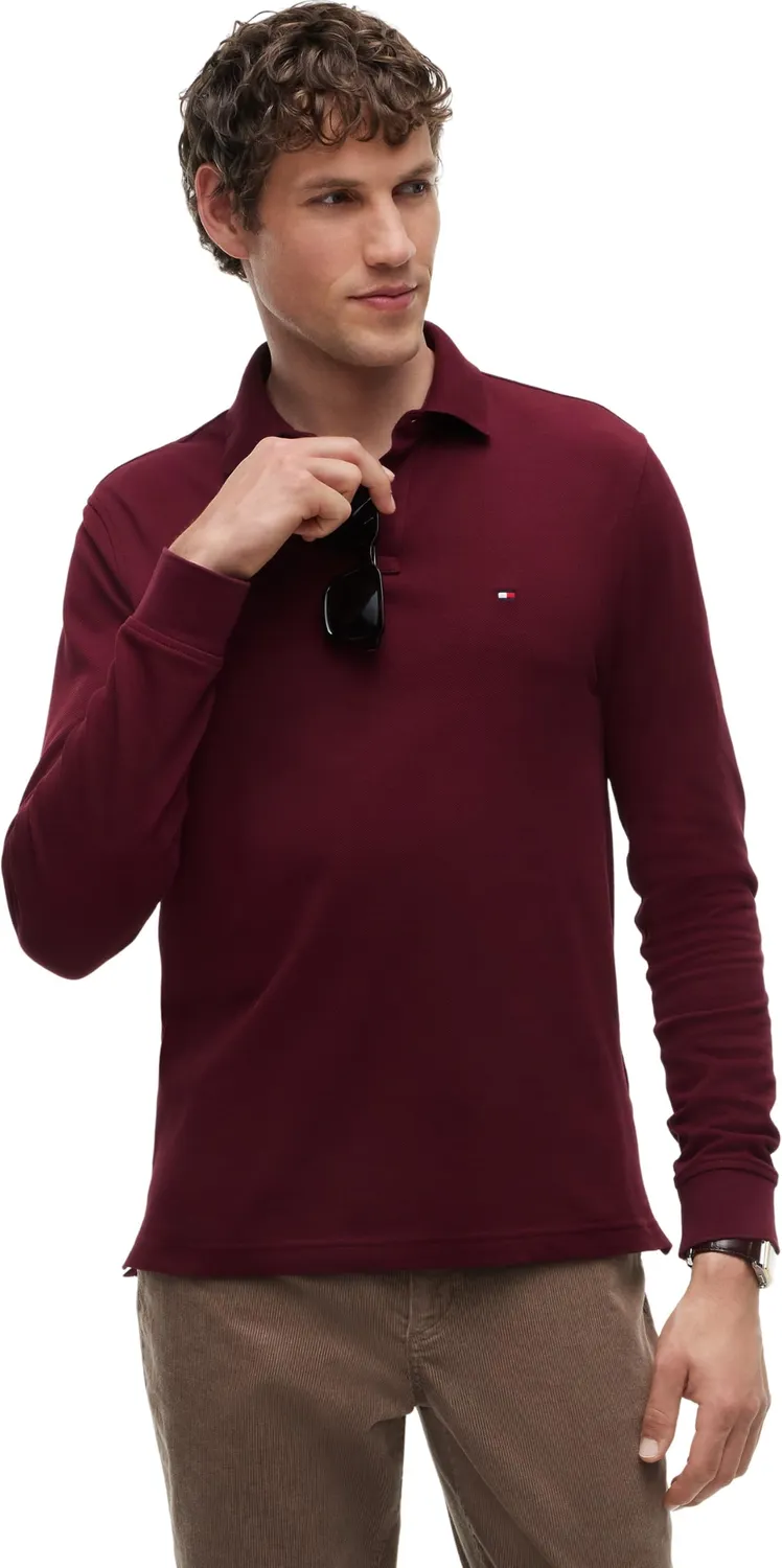 Tommy Hilfiger 1985 Regular polo manica lunga uomo L piquet