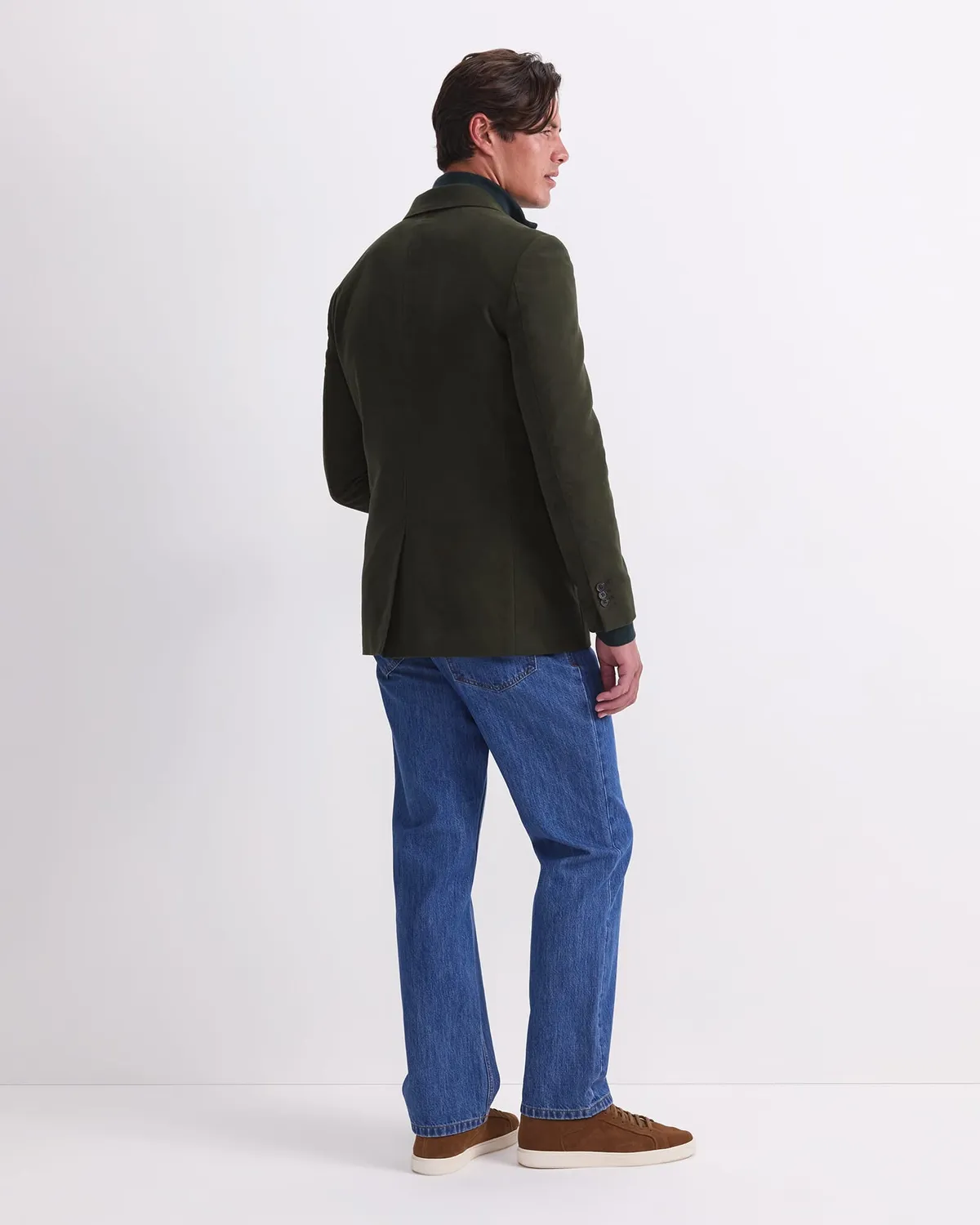 Sportscraft Italian Moleskin blazer donna 42 cotone