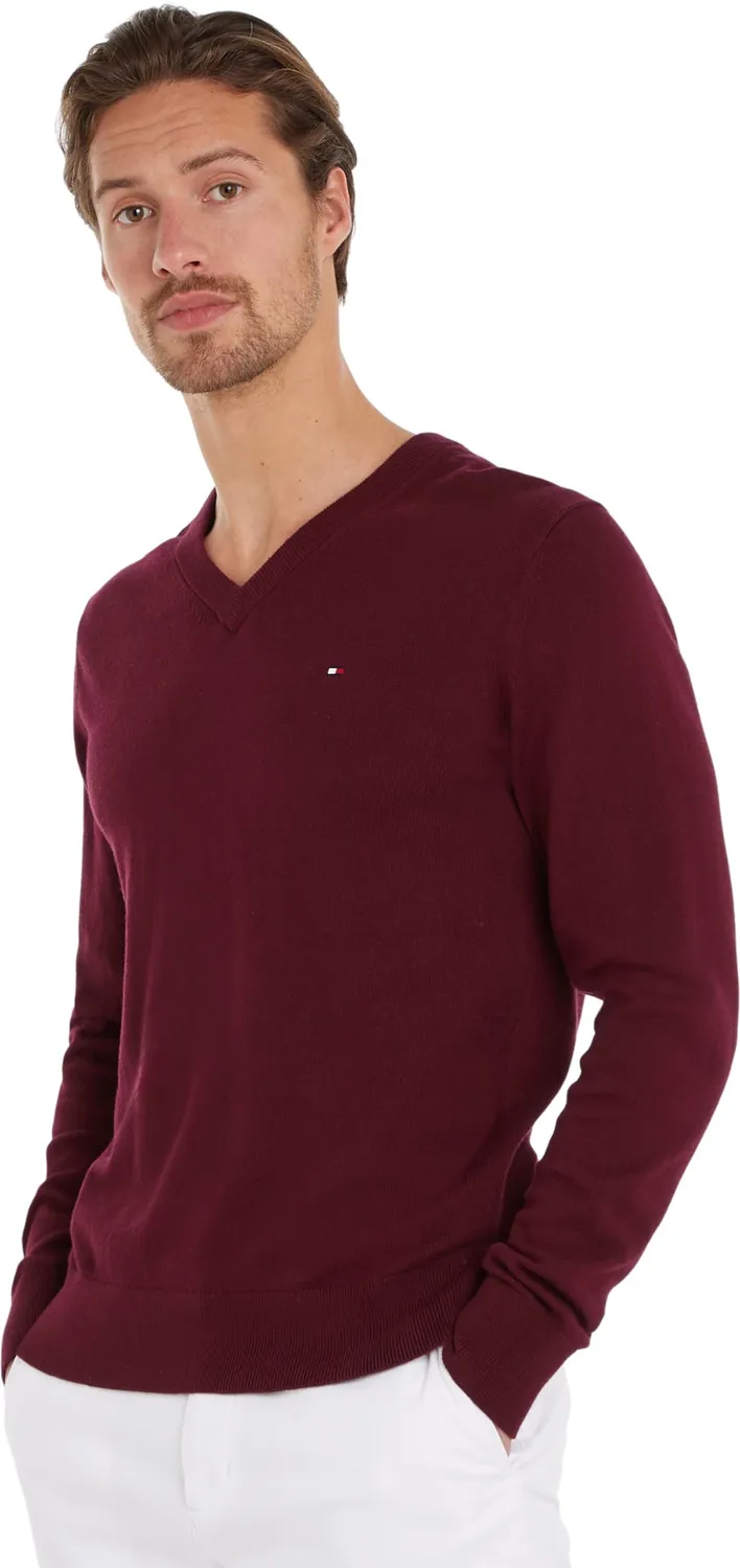 Tommy Hilfiger Cashmere V Neck pullover uomo cashmere
