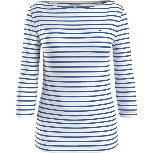 Tommy Hilfiger Basic t-shirt maniche lunghe donna cotone