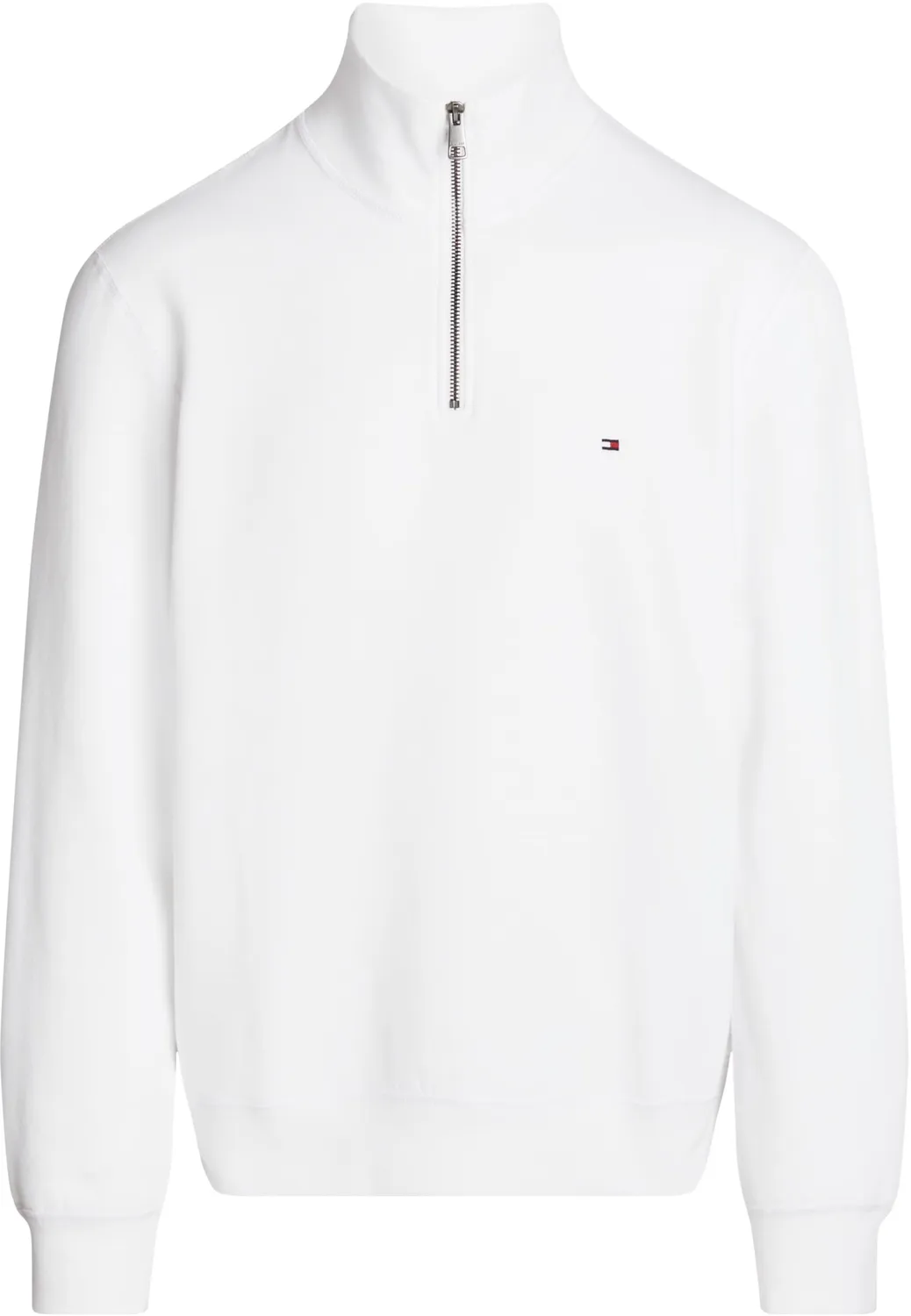 Tommy Hilfiger Bill 1/4 Zip Felpa Uomo bianco
