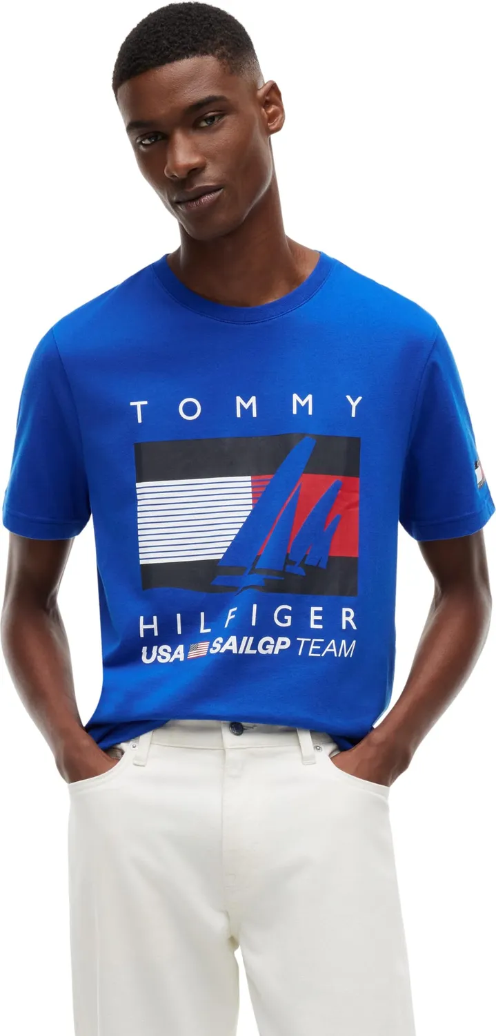 Tommy Hilfiger SailGP MW0MW44691 Maglietta Uomo Cotone