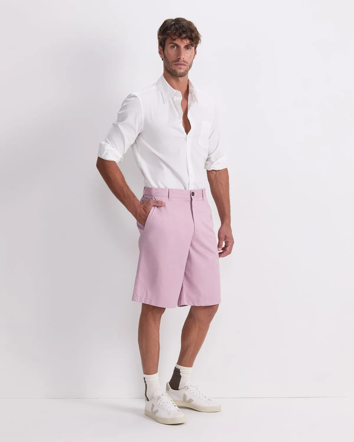 Sportscraft Relaxed Classic Shorts Uomo Twill Cotone