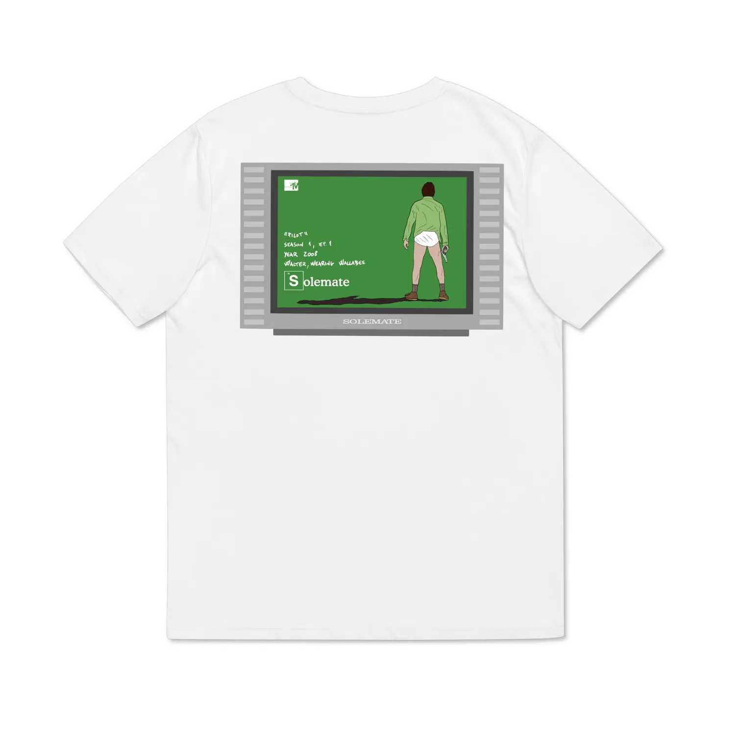Solemate Walter STV t-shirt nera cotone bio