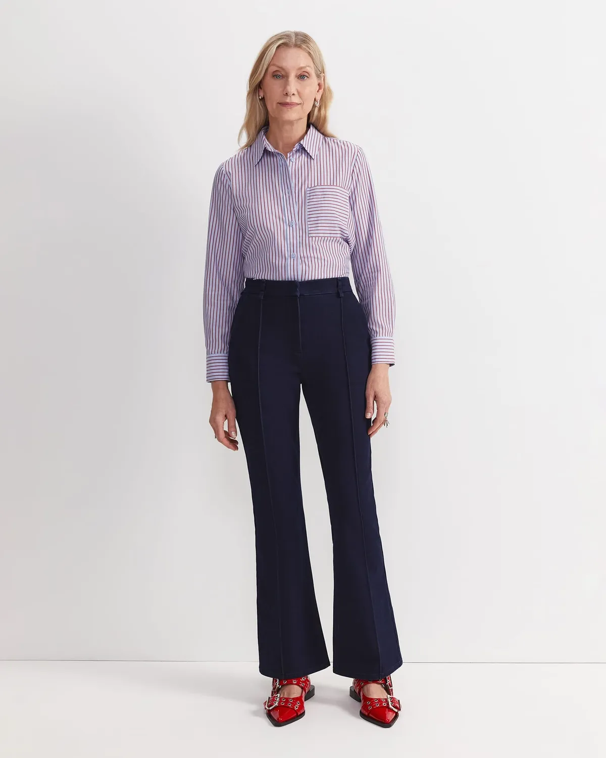 Sportscraft Nyra Pintuck pantaloni donna gamba dritta