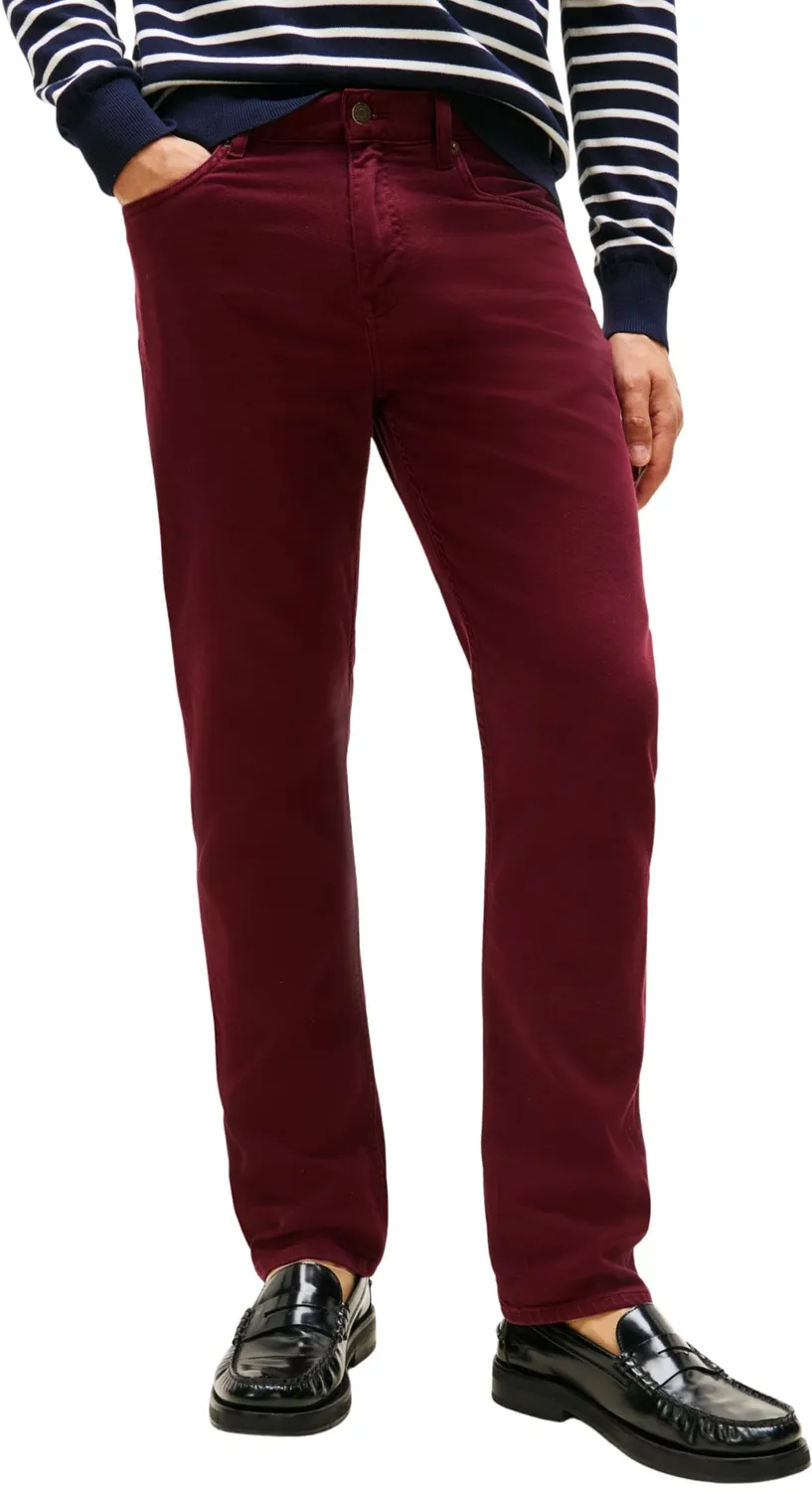 Tommy Hilfiger Denton Straight Fit Jeans Uomo Denim Elasticizzato