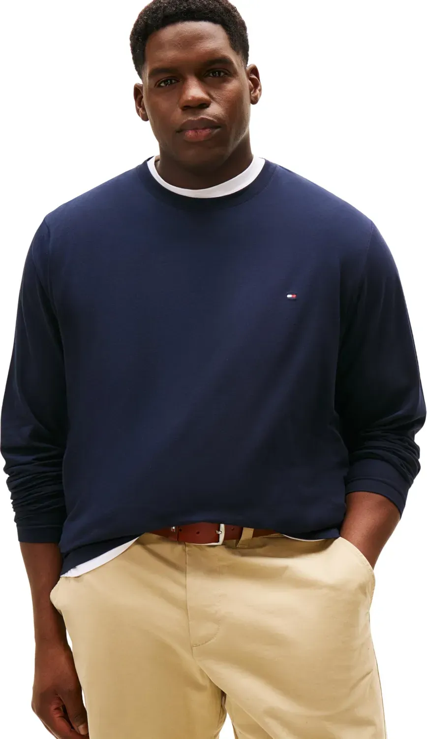 Tommy Hilfiger BT-Stretch MW0MW35060 maglietta manica lunga XXL nera