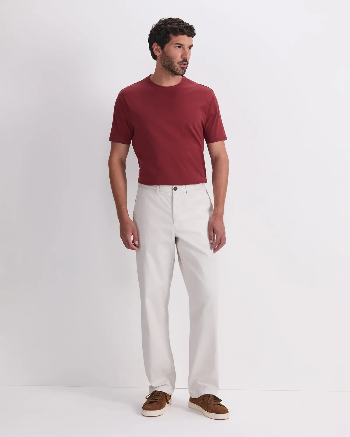 Sportscraft Classic Fit Chino pantaloni uomo cotone