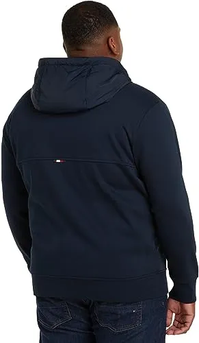 Tommy Hilfiger MW0MW32973 Felpa Uomo con Zip 5XL Tall