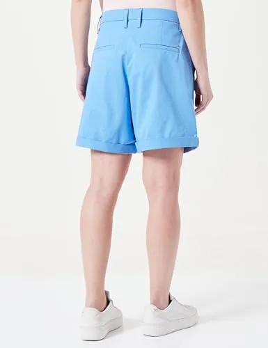 Tommy Hilfiger Mom Fit shorts chino donna blu 46