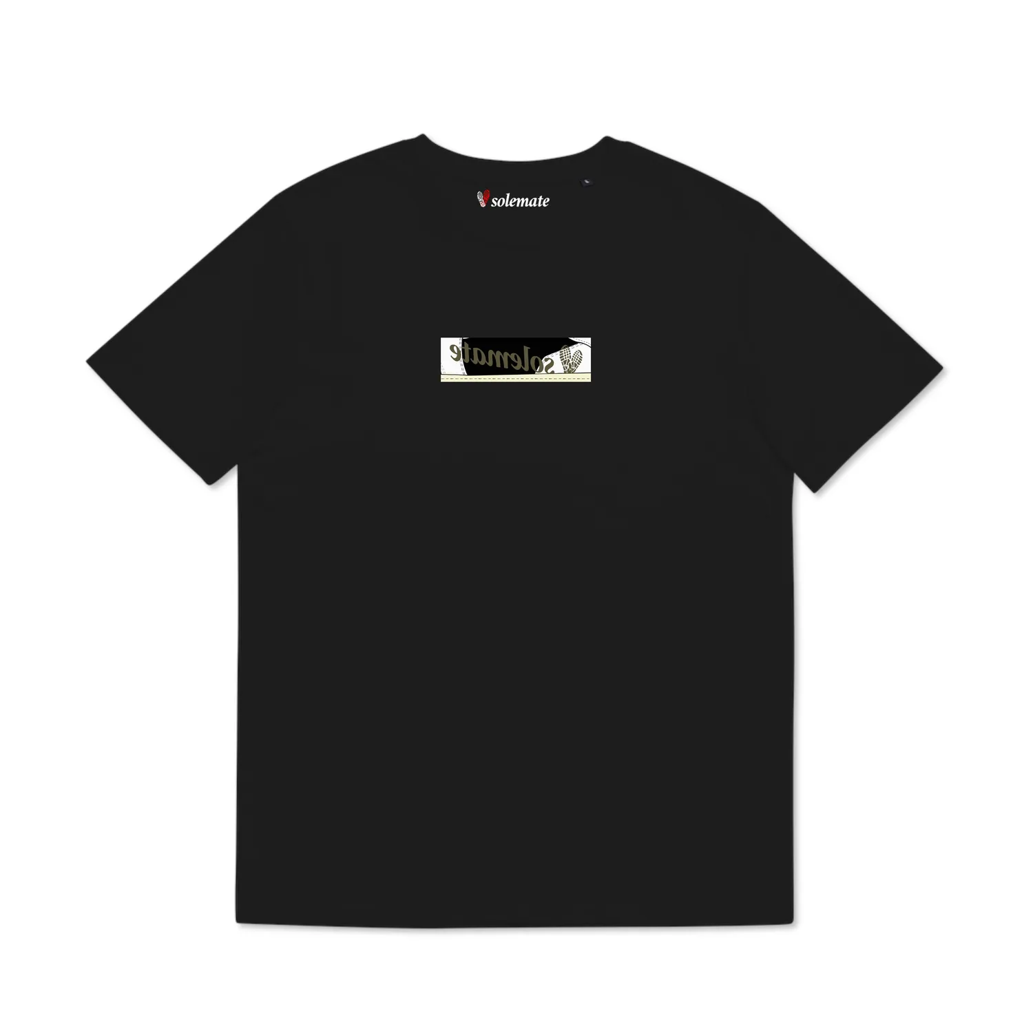 Solemate Box Logo Olive maglietta verde cotone organico