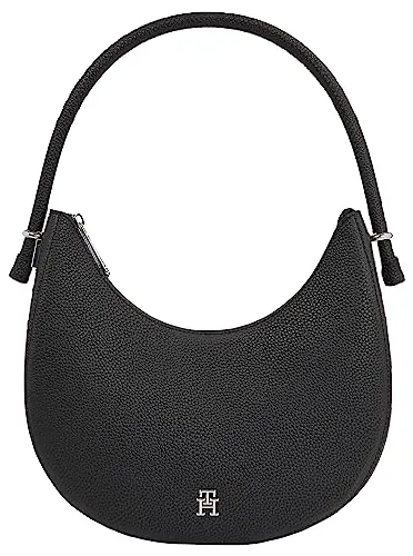 Tommy Hilfiger Emblem borsa donna nera con zip