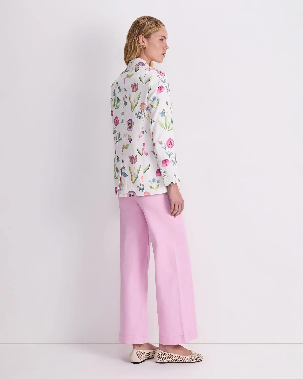 Sportscraft Floral Majesty Liberty blazer lino donna