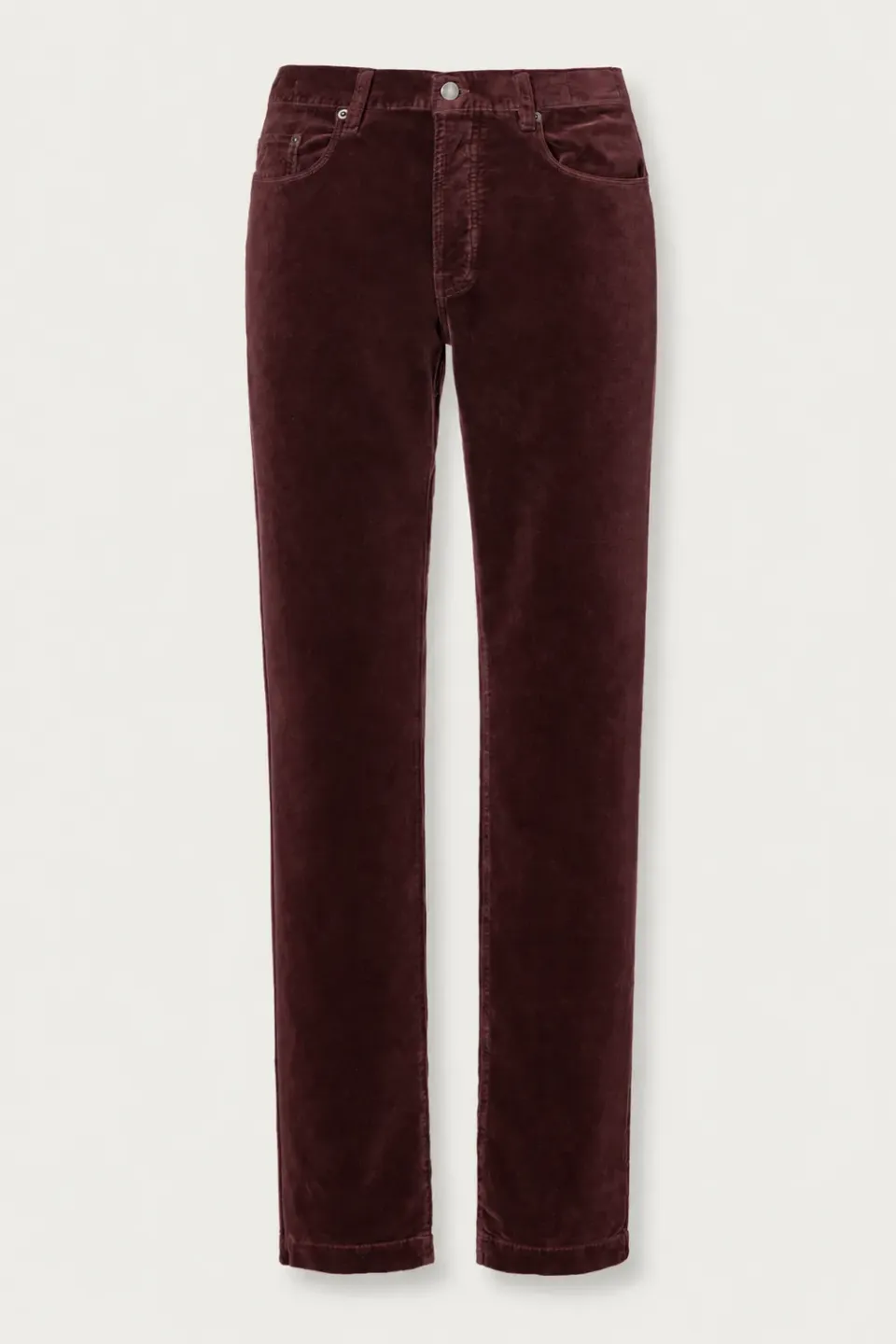 Massimo Alba Alunga pantalone rose brown velluto
