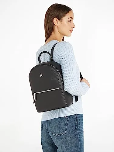 Tommy Hilfiger Emblem zaino donna nero bagaglio a mano