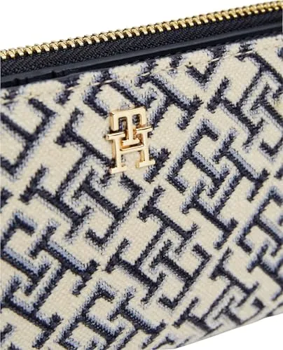 Tommy Hilfiger TH Icon AW0AW19003 Portafoglio Donna Blu Jacquard