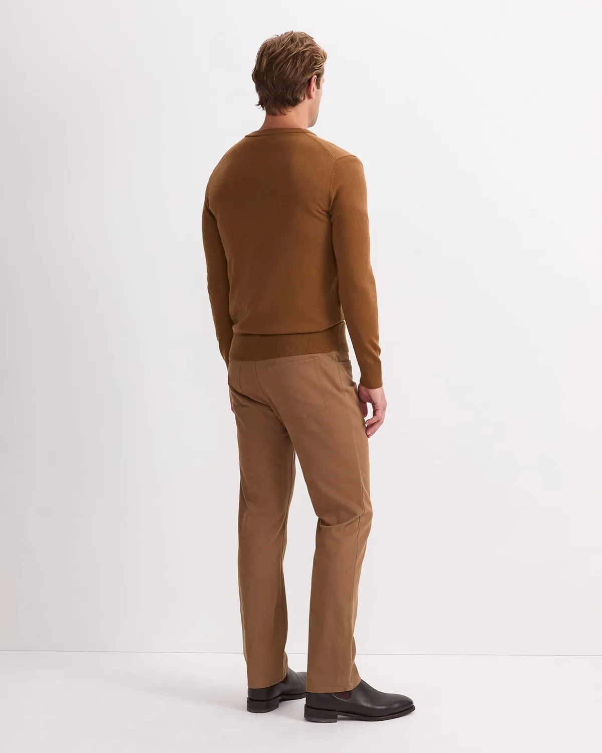 Sportscraft Merino V-Neck maglione uomo lana merino