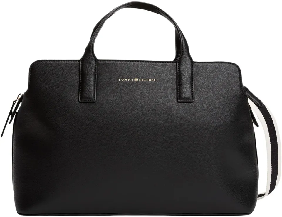 Tommy Hilfiger Logotape borsa donna tracolla nero