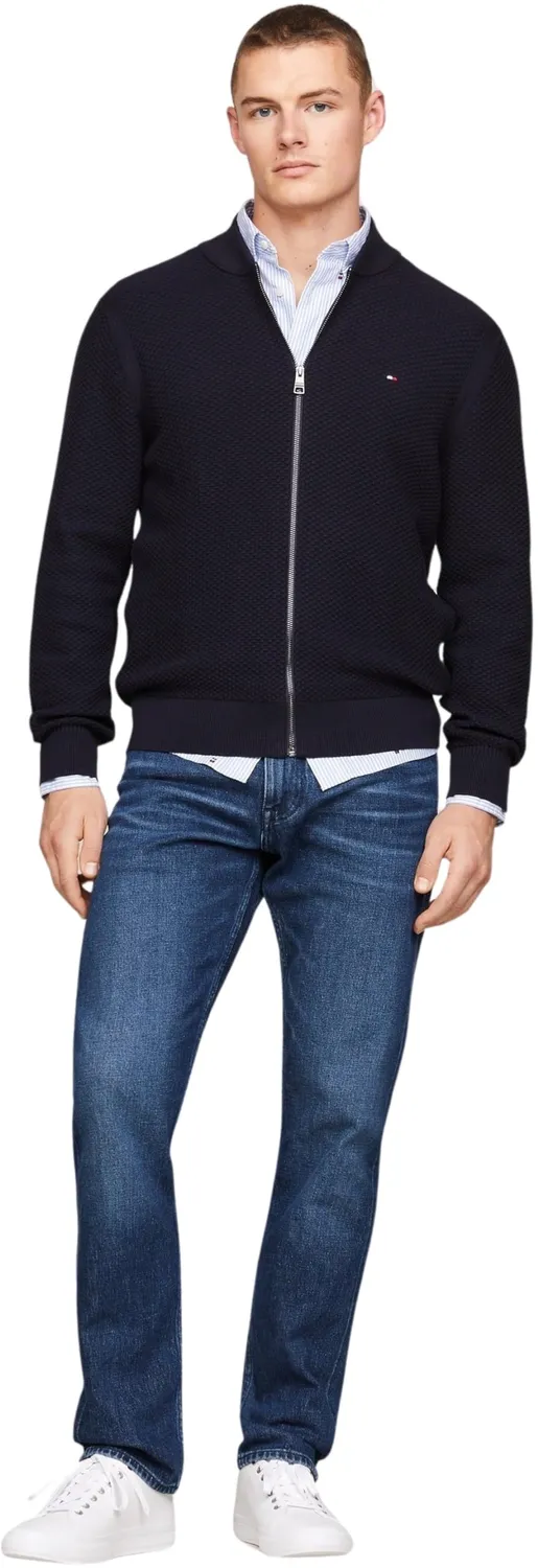 Tommy Hilfiger Cardigan Maglia Zip Uomo con Cerniera