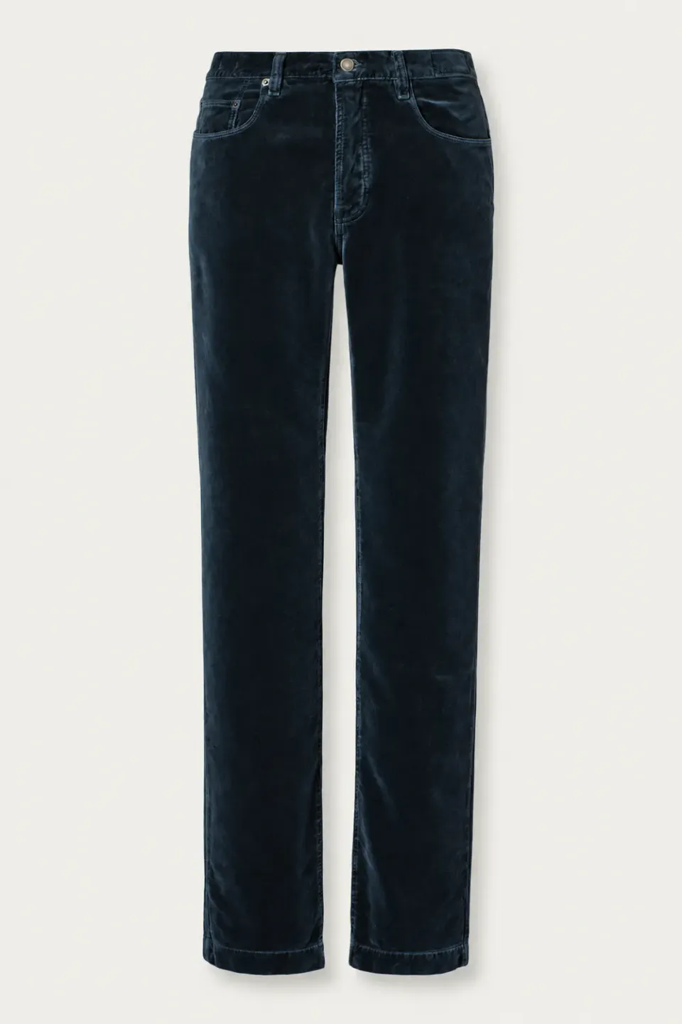 Massimo Alba Alunga pantaloni uomo dark blue velluto