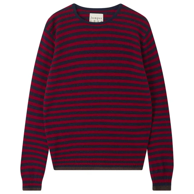 Jumper 1234 Tipped Little Stripe maglione navy righe