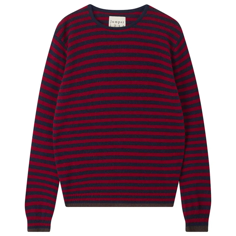 Jumper 1234 Tipped Little Stripe maglione navy righe