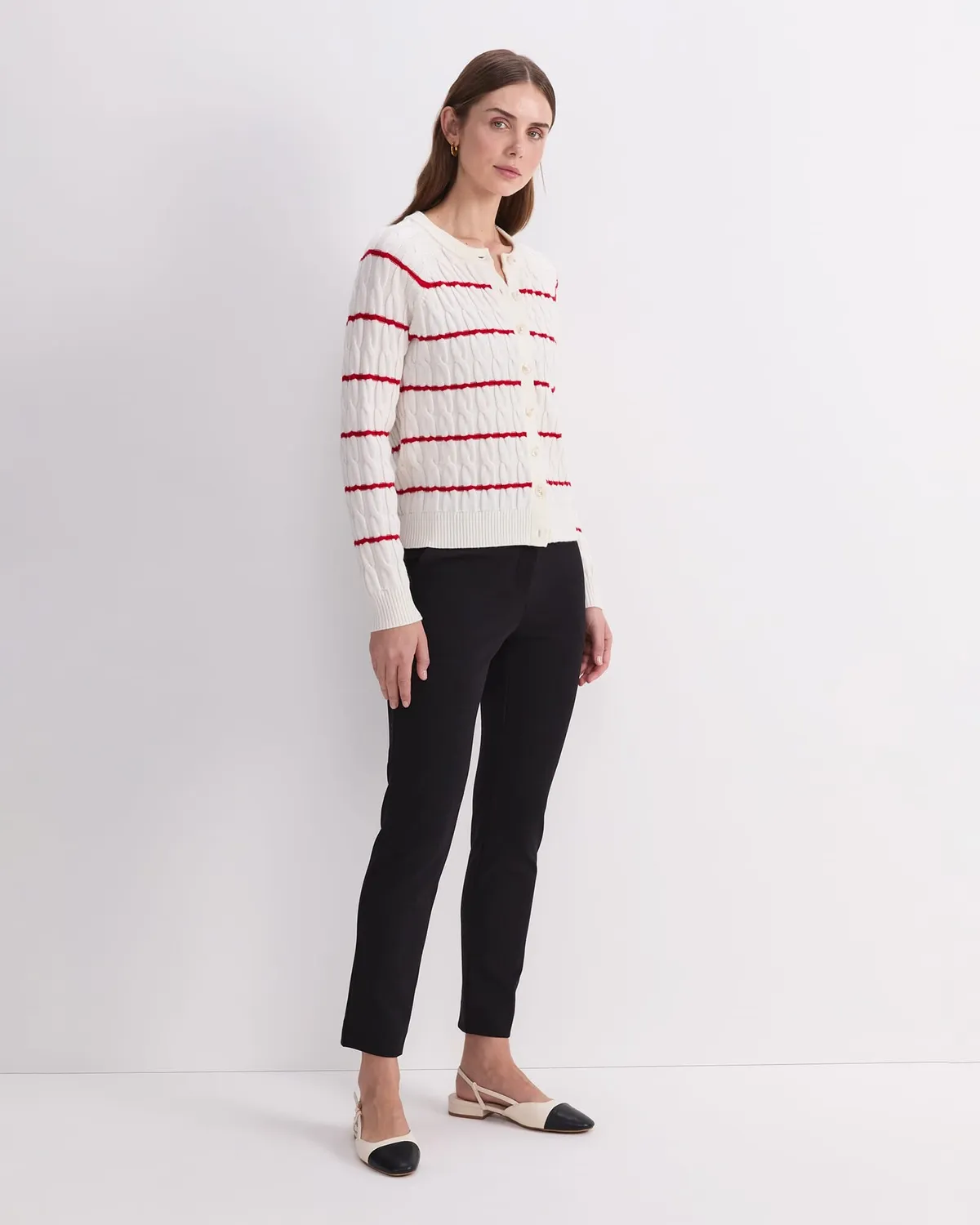 Sportscraft Merino Cable cardigan lana trecce unisex