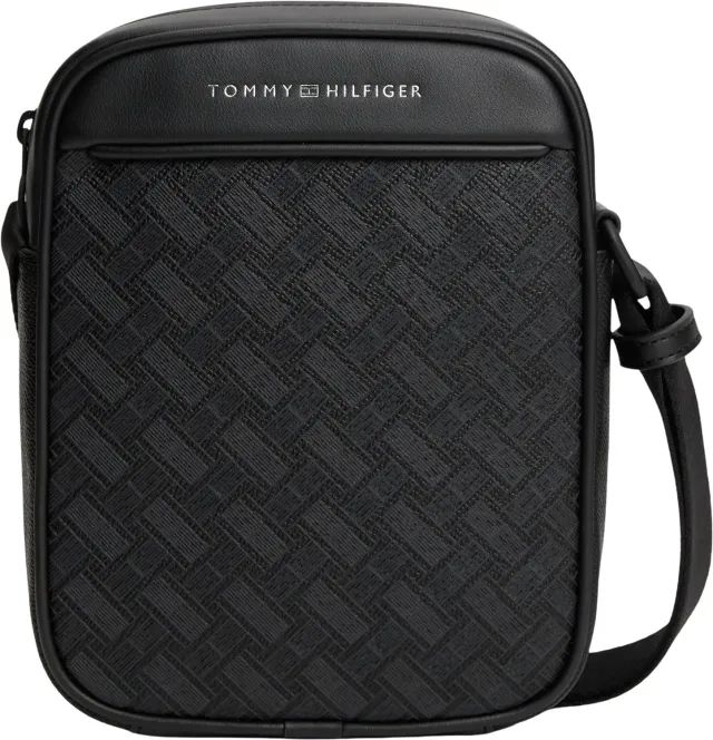Tommy Hilfiger Modern Monogram AM0AM14844 reporter mini nero