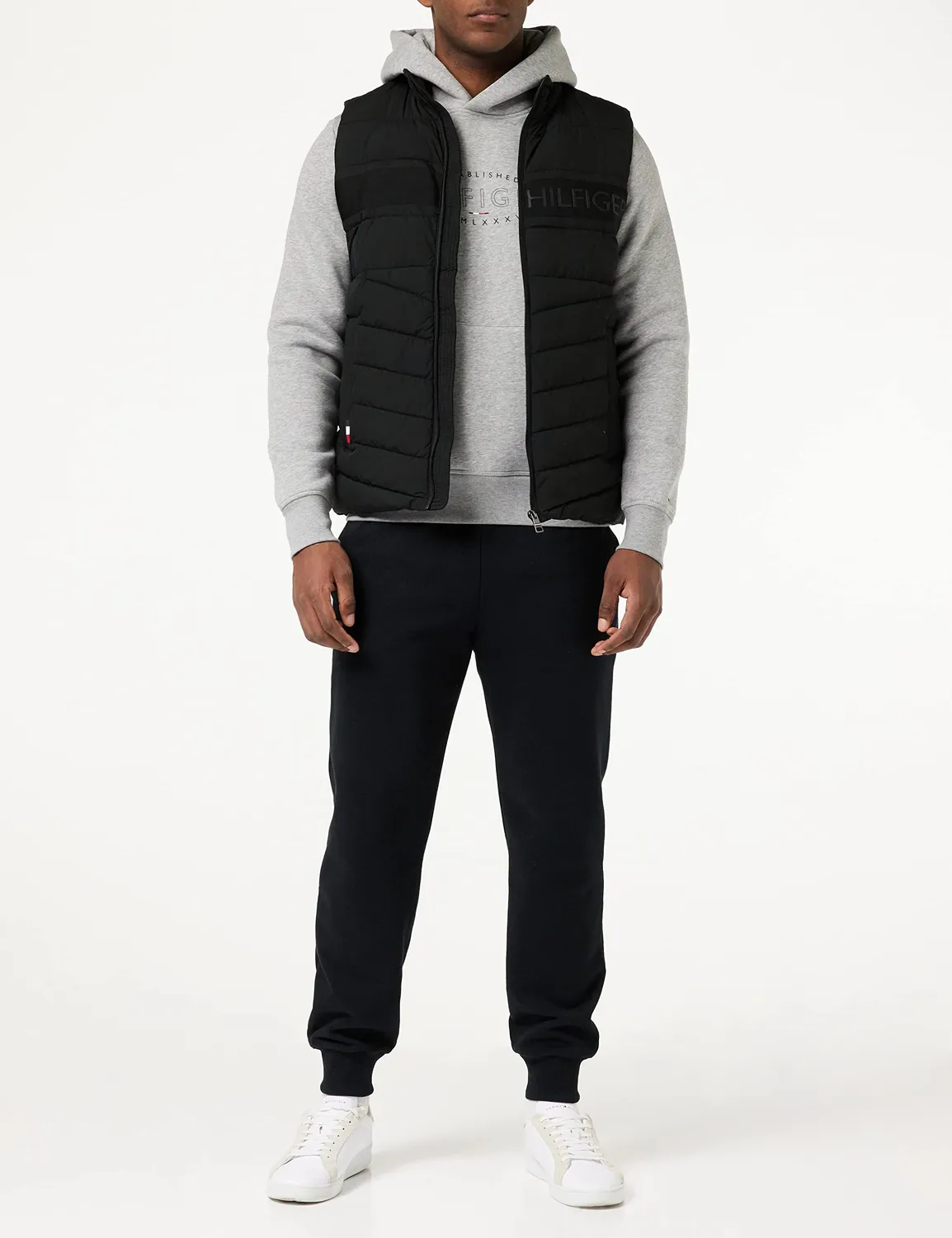 Tommy Hilfiger Curve Logo felpa uomo con cappuccio