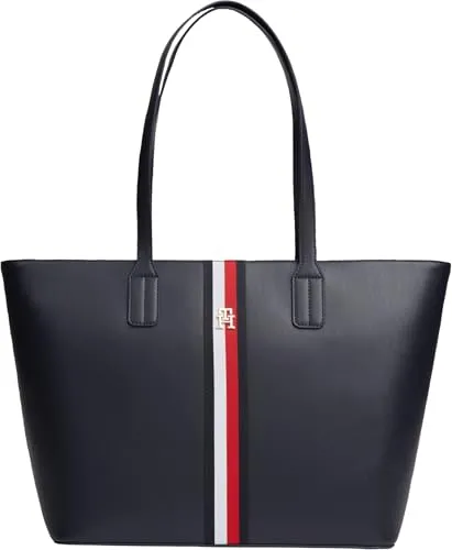 Tommy Hilfiger Im Latam Corp Tote AW0AW16883 Borsa Blu