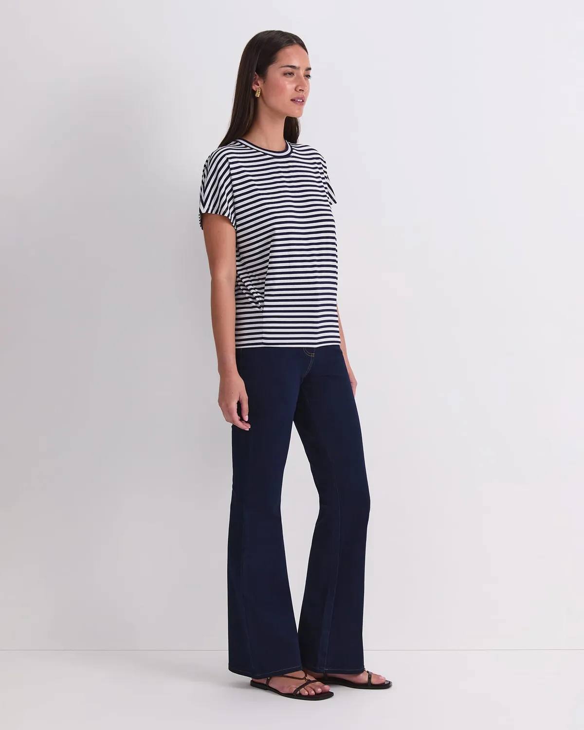 Sportscraft Chloe Lurex T-shirt donna righe lurex