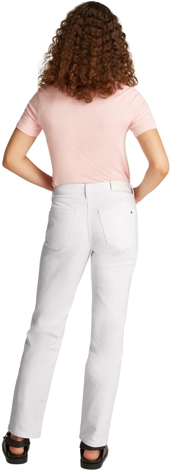 Tommy Hilfiger Classic White Straight Fit jeans donna bianchi