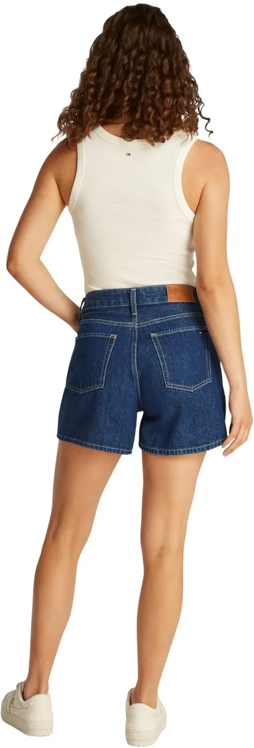 Tommy Hilfiger Ace Mini shorts jeans vita alta 28W