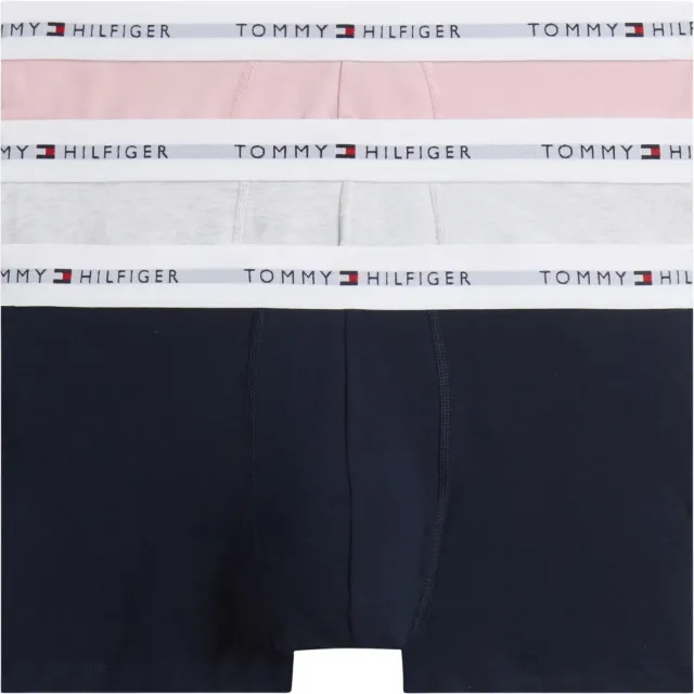 Tommy Hilfiger 3p Trunk UM0UM03889 Slip Uomo Cotone 3 Pezzi