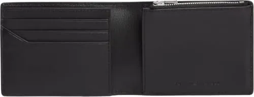 Tommy Hilfiger TH Business Saffiano AM0AM14782 portafoglio nero zip