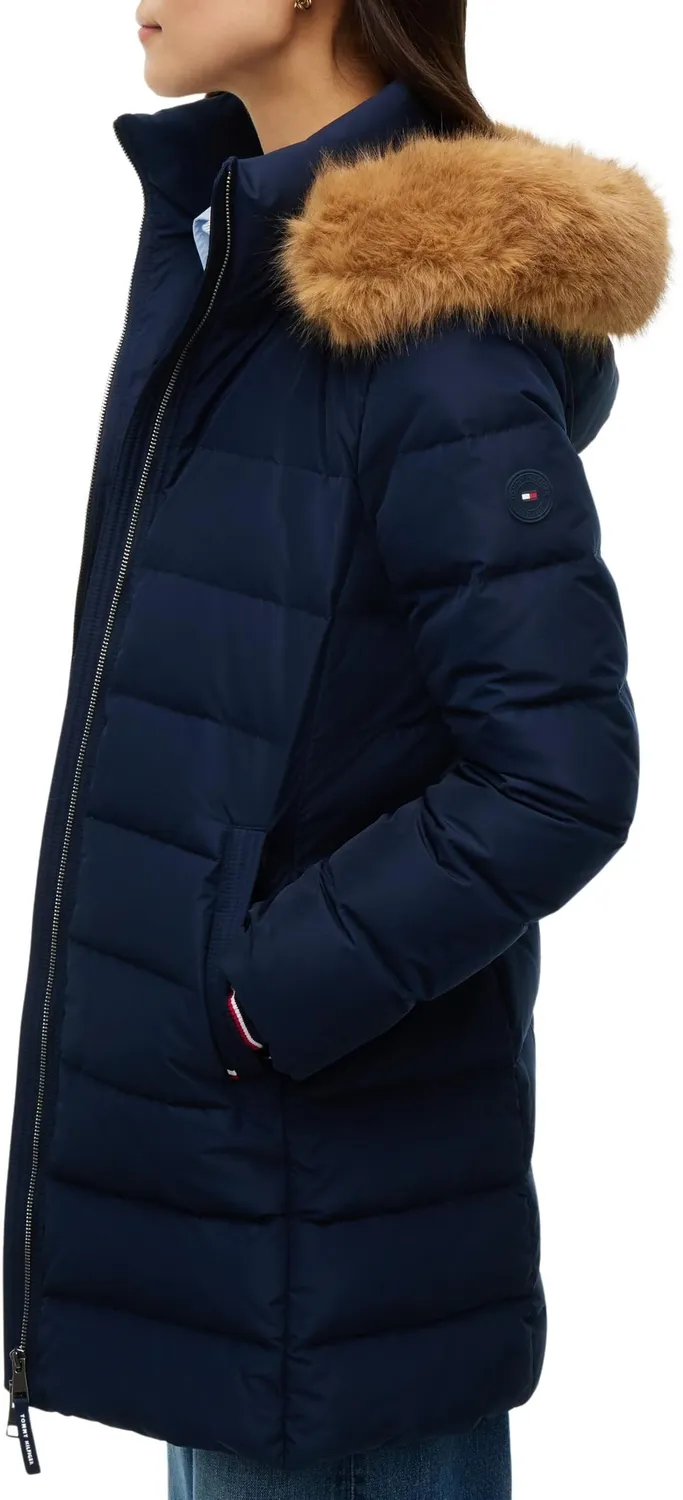 Tommy Hilfiger Heritage Tyra piumino donna M nero trapuntato