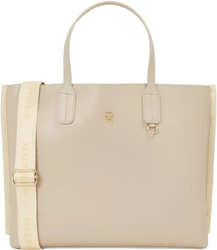 Tommy Hilfiger Iconic AW0AW15692 tracolla donna beige