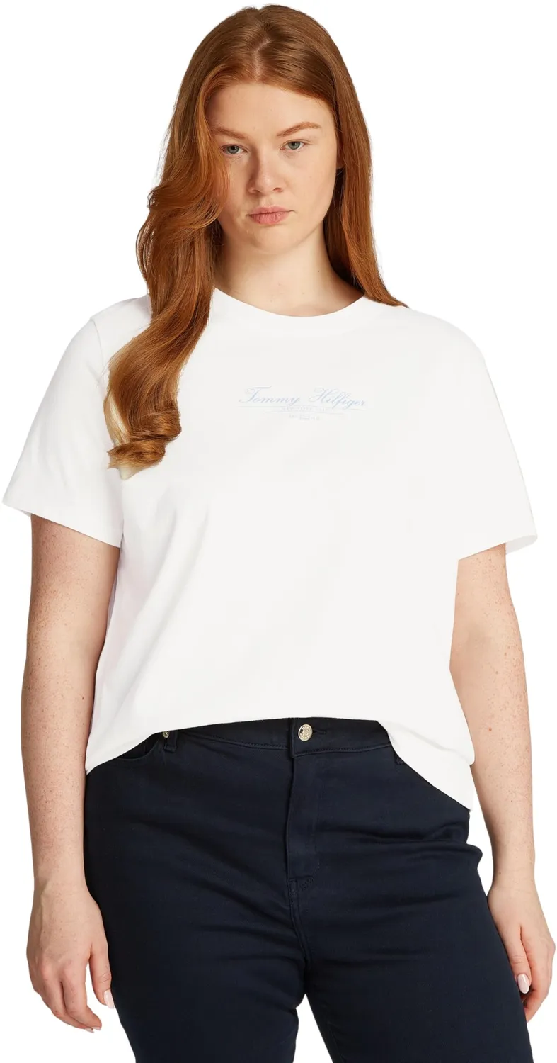 Tommy Hilfiger Script Crew Neck Regular Fit t-shirt taglia 48