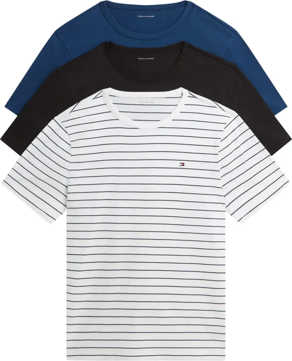 Tommy Hilfiger Stripe UM0UM03962 t-shirt uomo M pacco 3 righe