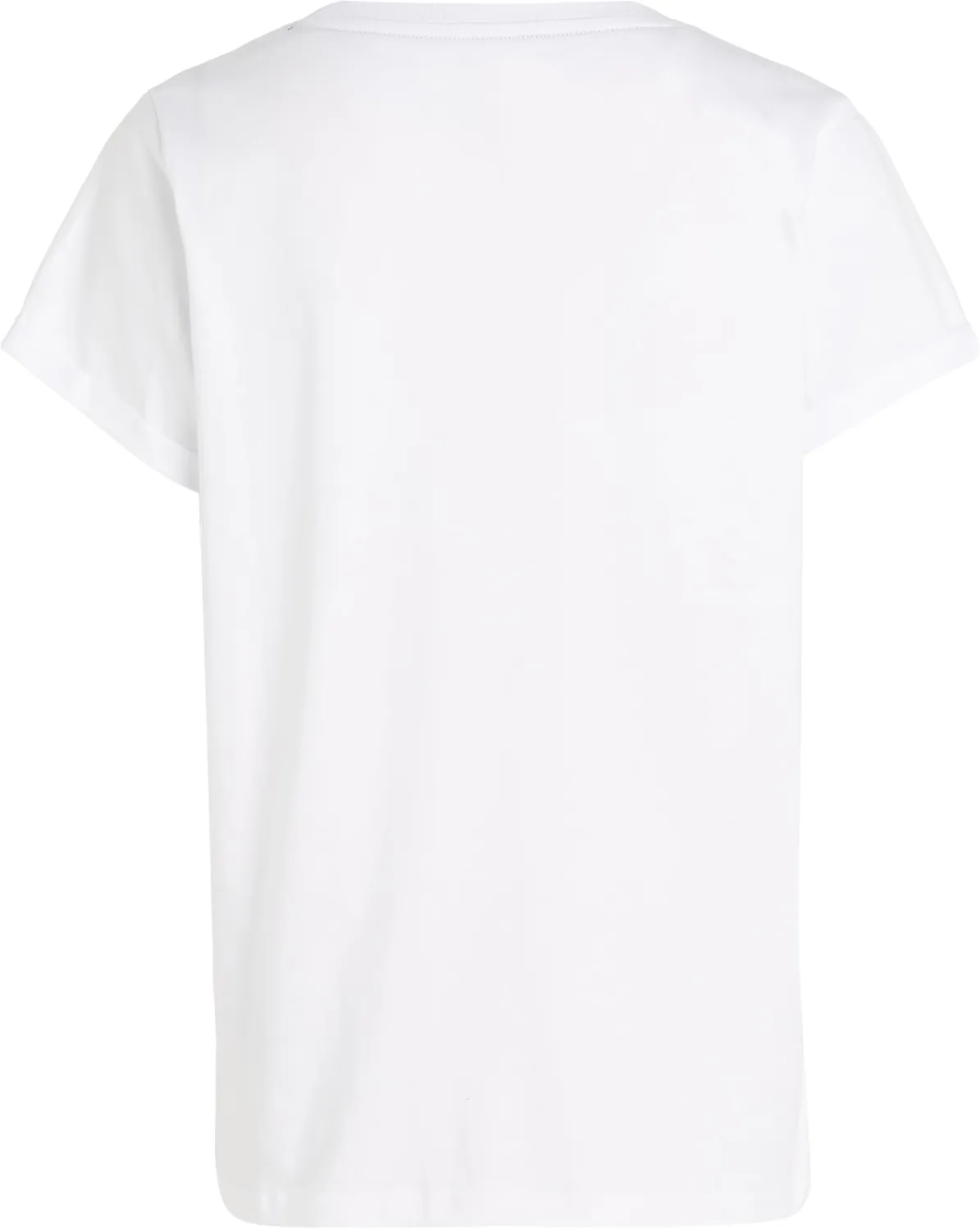 Tommy Hilfiger T-shirt Donna Scollo Rotondo White cotone