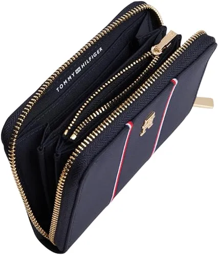 Tommy Hilfiger Icon Med Nylon Corp borsa blu con zip
