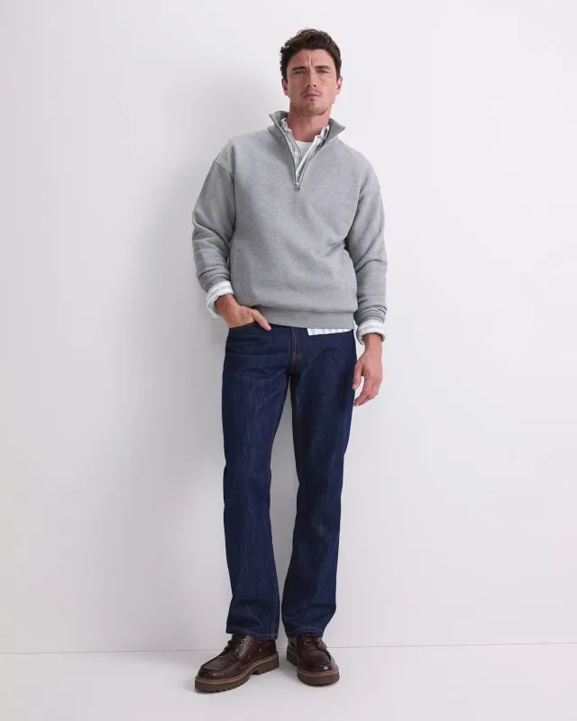 Sportscraft Quarter Zip Sweatshirt felpa uomo cotone