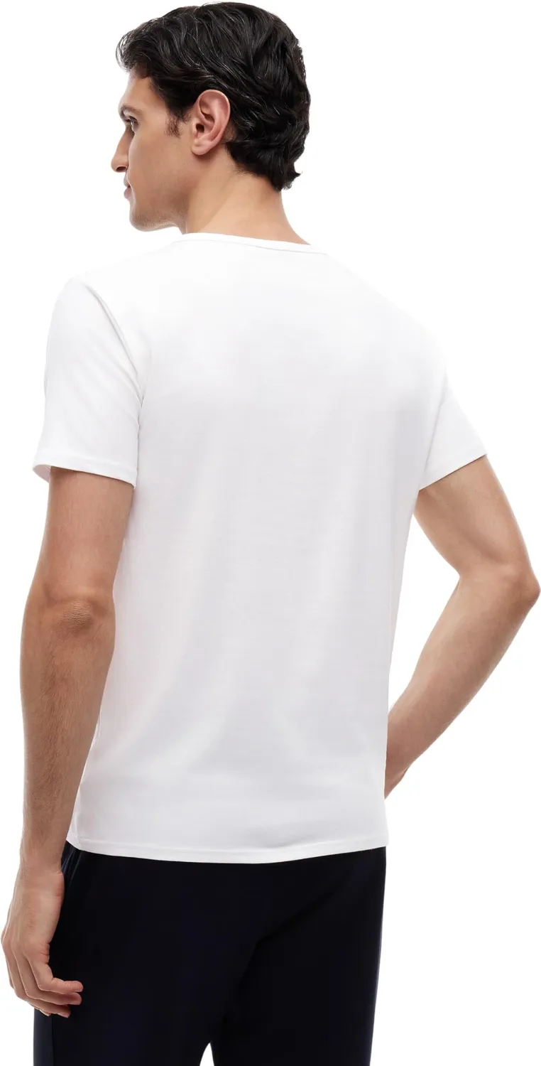 Tommy Hilfiger T-shirt uomo girocollo stretch 3 pezzi bianca M