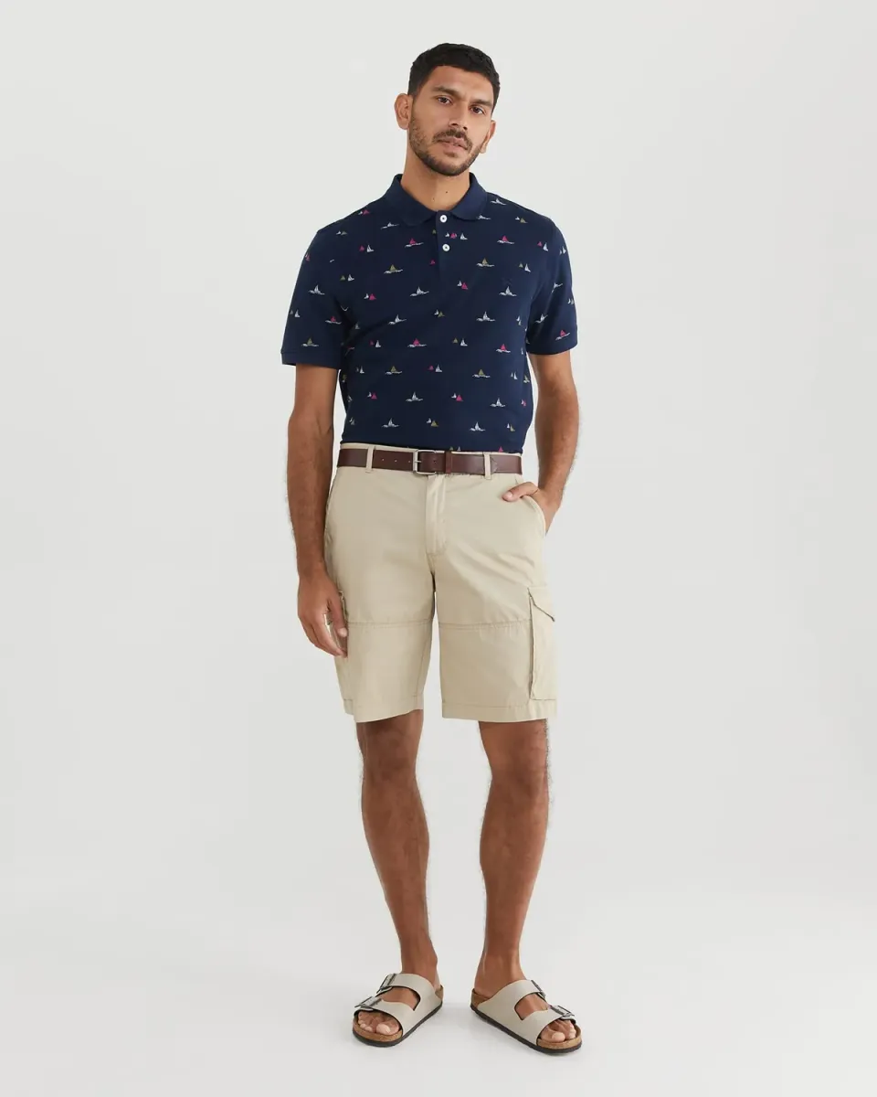 Sportscraft Cargo shorts cotone al ginocchio