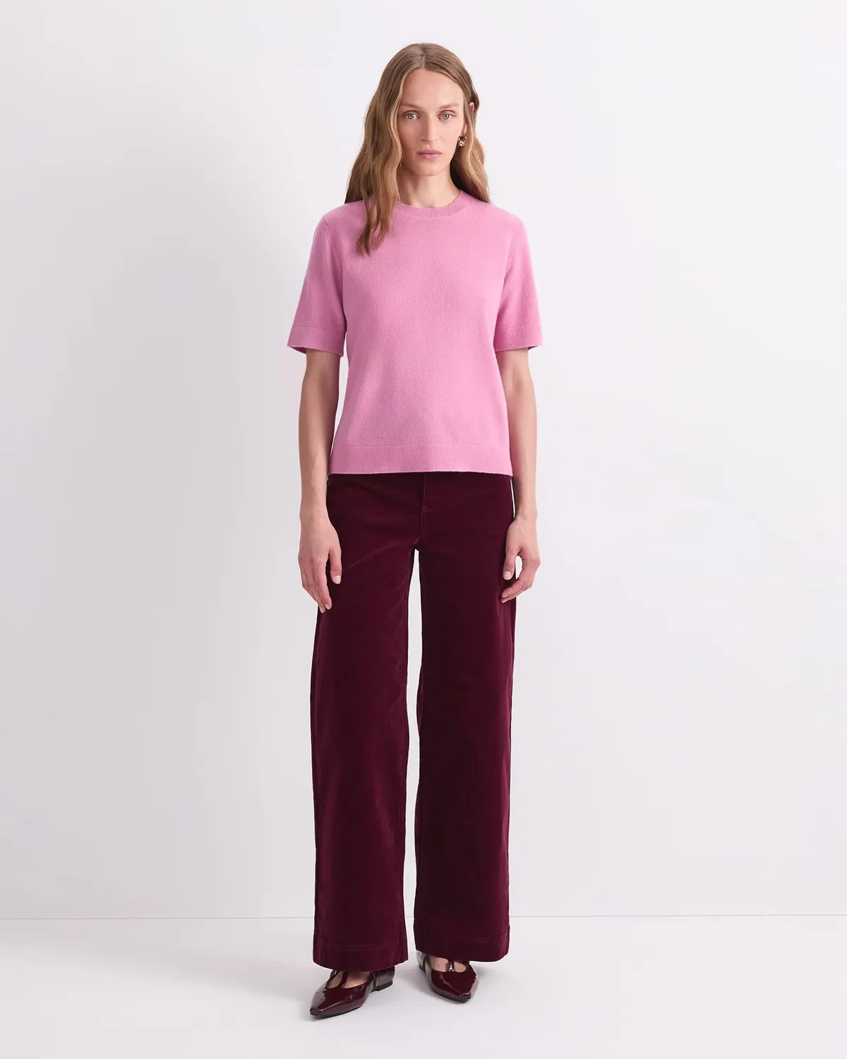 Sportscraft Pearl Crew Neck maglione lana cachemire