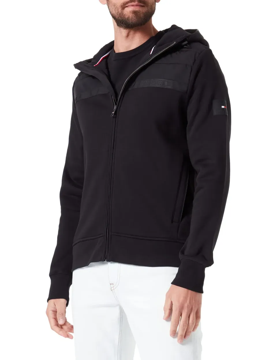 Tommy Hilfiger Mix Media MW0MW29305 felpa zip uomo