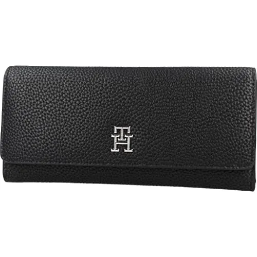 Tommy Hilfiger TH Emblem portafoglio donna flap sostenibile