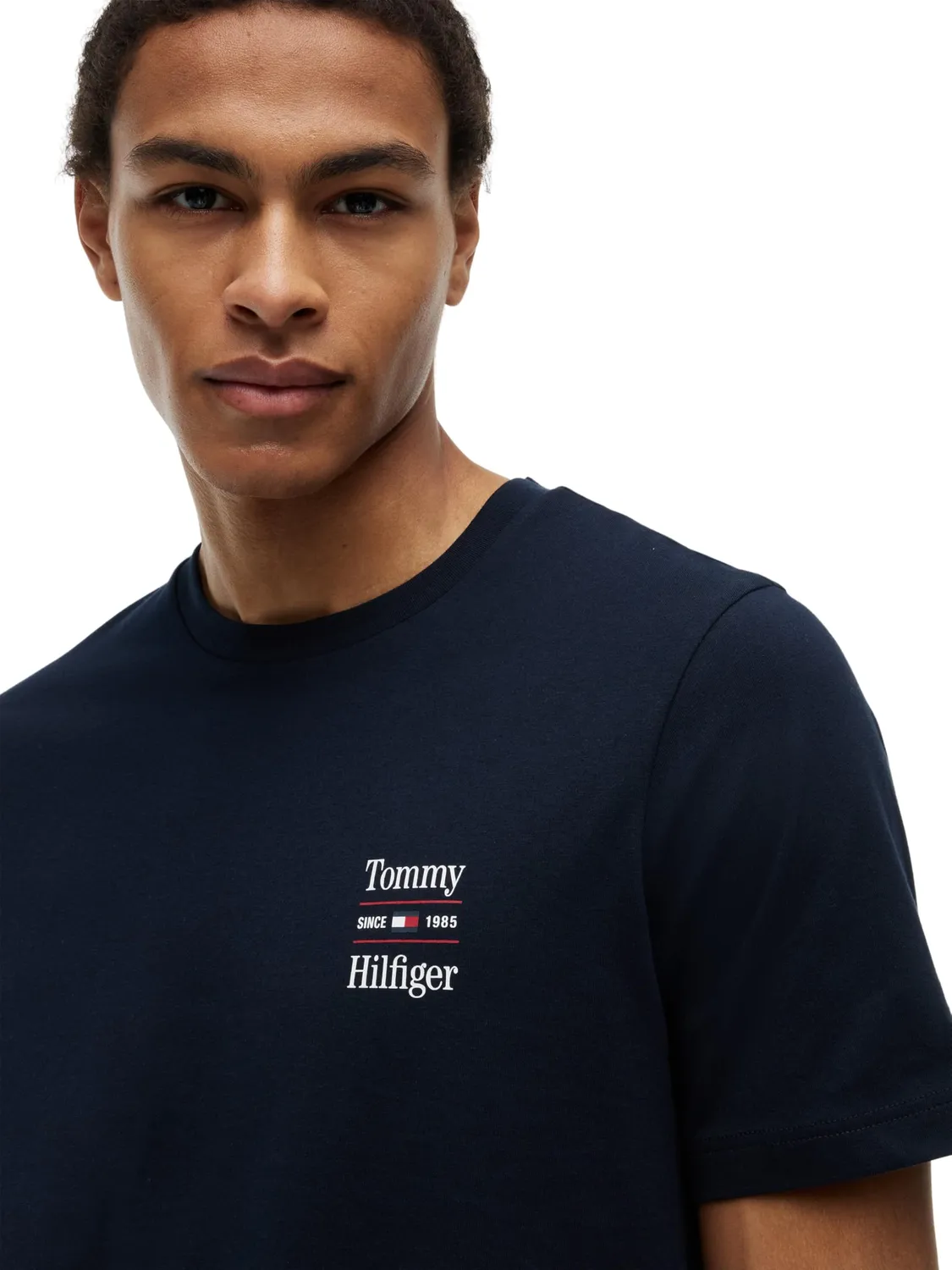 Tommy Hilfiger Chest Graphic Reg Tees MW0MW45091 t-shirt 2 pack cotone