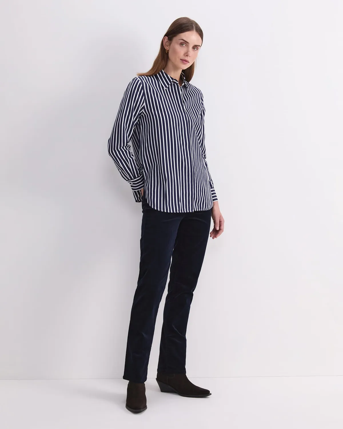Sportscraft Hannah Stripe Camicia Donna Cotone Seta a Righe