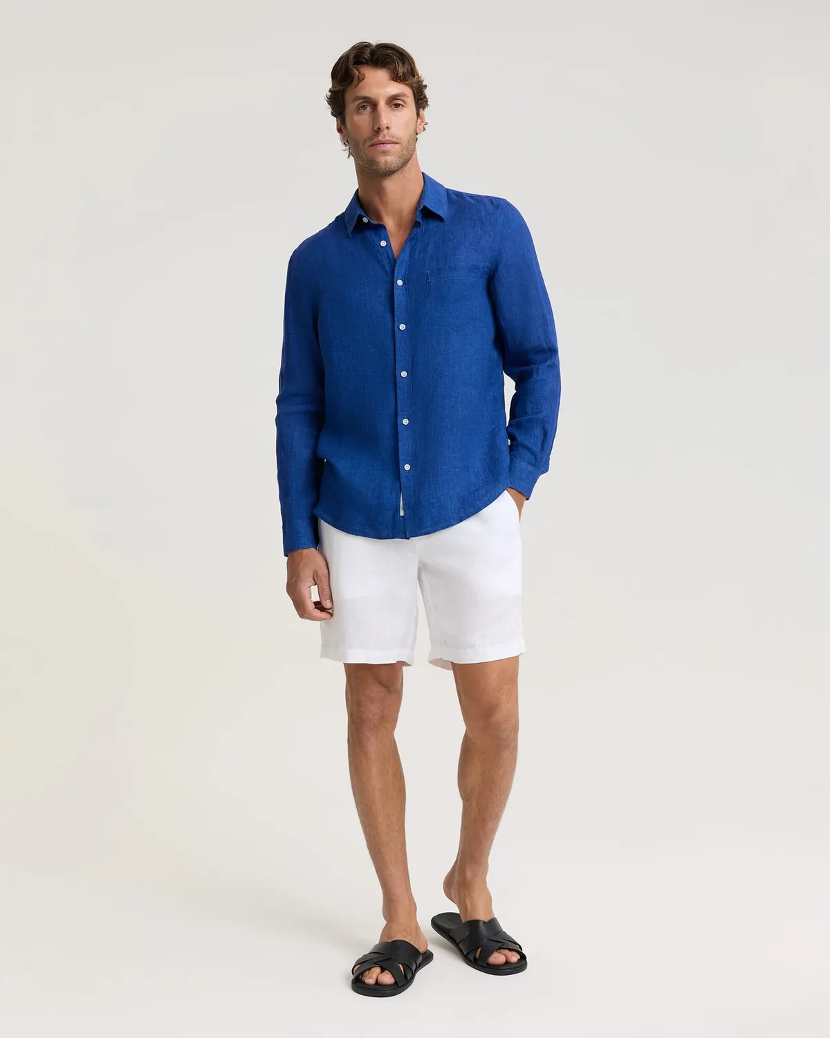 Sportscraft Linen Delave camicia lino maniche lunghe traspirante